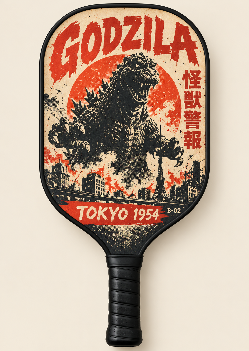 B Vintage 1954 Poster 球拍デザイン候補